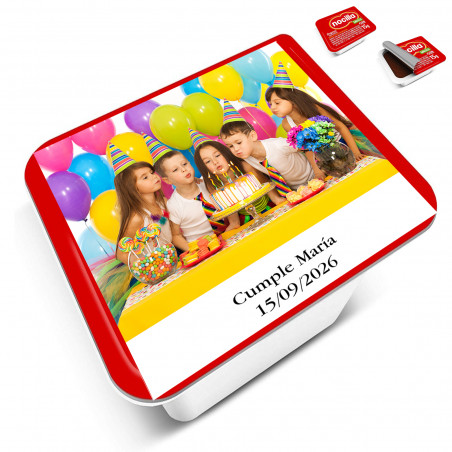Nocilla individual personalizada con foto