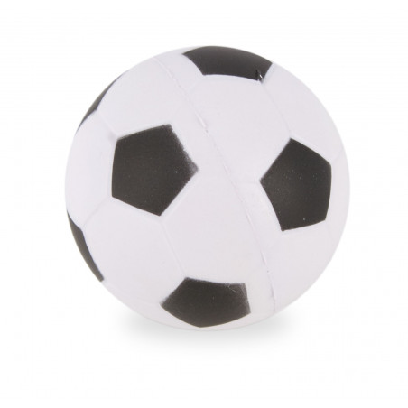 Pelota de futbol antiestres personalizada con adhesivo de fútbol