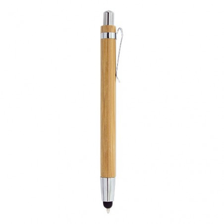 Boligrafo y portaminas de bambú en cajita