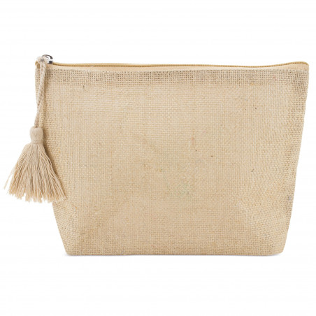 Neceser de yute con bolsa para regalo