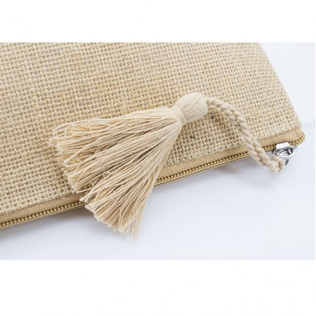 Neceser de yute con bolsa para regalo