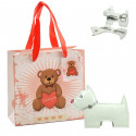 Accesorios de manicura en estuche en forma de perrito con bolsa