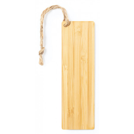 Marcapágina para bautizo original de bambú