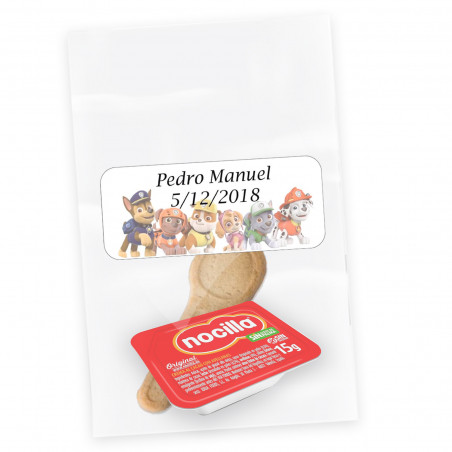 Detalles de Cumpleaños Nocilla con Cuchara de Galleta