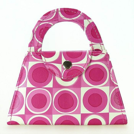 Accesorios para manicura con bolsa blanca y adhesivo de comunión