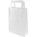 Accesorios para manicura en forma de bolso con bolsa blanca y adhesivo de comunión