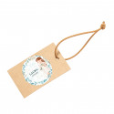 Hangtag personalizado para detalles comunión niña