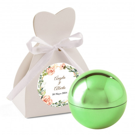 Recordatorios Invitados Brillo Labial en Caja Personalizada