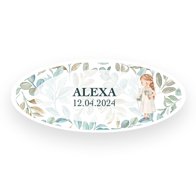 Adesivi Floreali Personalizzati Per Matrimoni - Etichette Personalizzabili Per Aggiungere Nomi E - Foto 10