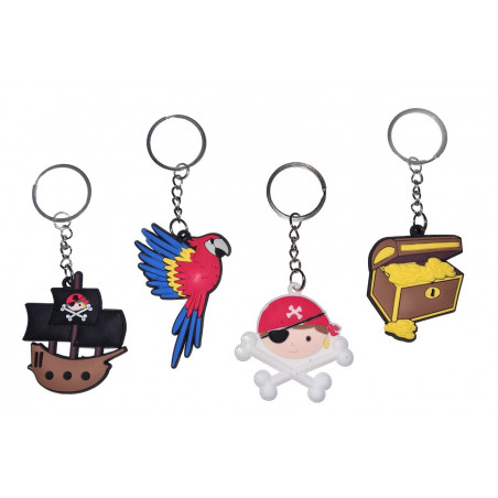 Llavero y pulsera pirata regalo para niños y niñas
