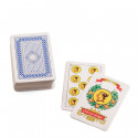 Baraja de cartas española tamaño mini personalizada con adhesivo de comunión de niño