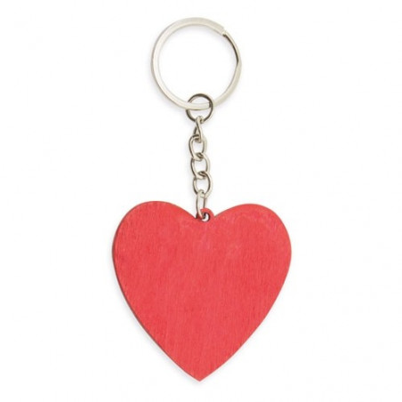 Bolsa y neceser con llavero corazón