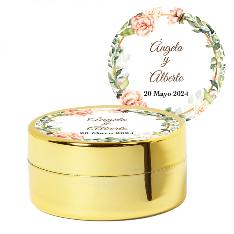 Bálsamo labial con adhesivo elegante personalizado para regalar