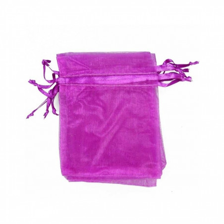 Monedero y bolígrafo pintalabios en bolsa de organza decorado con adhesivo de comunión personalizado