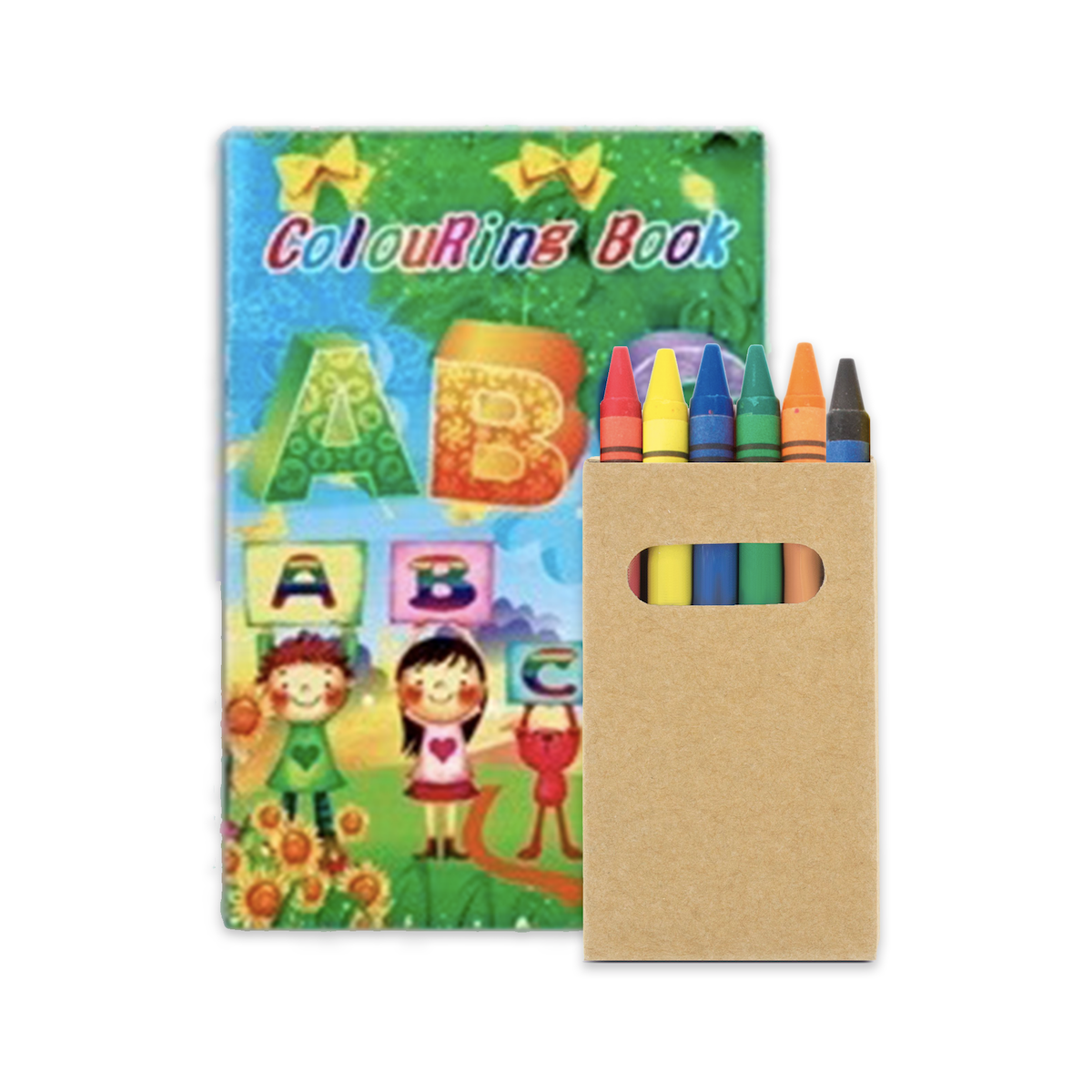 Libro para colorear con pegatinas y lápices de colores para regalos niños baratos