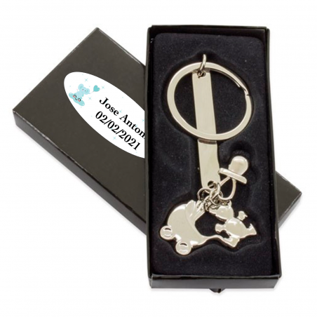 Llavero bautizo detalles originales para madrinas