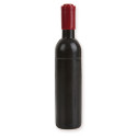 Botella de vino personalizada con sacacorchos presentado en bolsa kraft negra