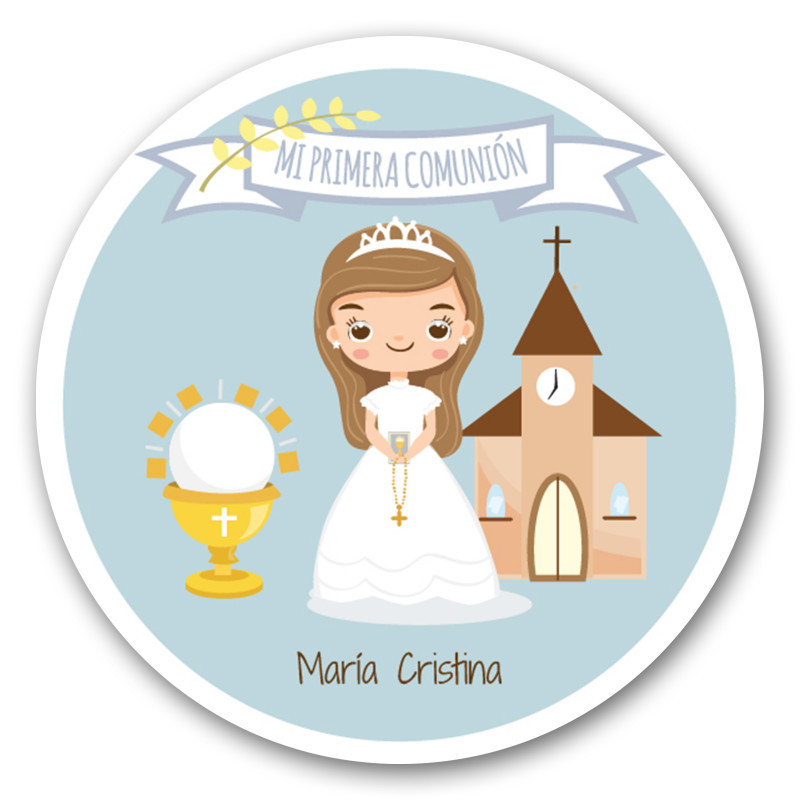Invitación A Primera Comunión-Niño O Niña-5x7 Puerto-3 Tarjetas-Cruz Y