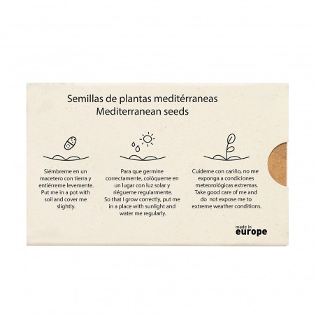 Cápsulas de semillas para huerto con adhesivo personalizado