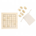 Juego de sudoku para niños con diseños ecológicos en madera