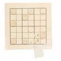 Sudoku en madera con bolsa kraft y adhesivo personalizado