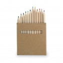 Libro y lápices en caja personalizada para colorear con bolsa de chuches para detalles boda