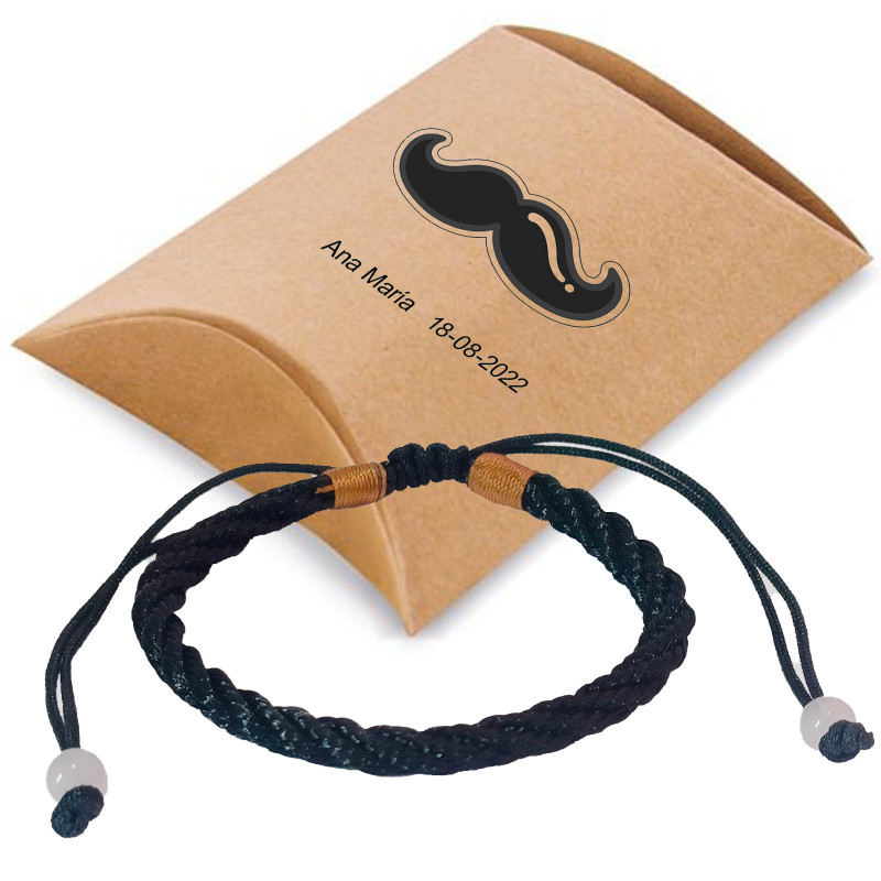Recuerdos Para Hombres Pulsera En Caja Personalizada