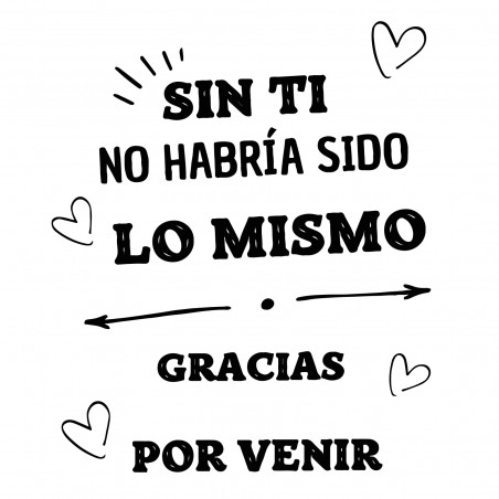 Adhesivo 5x5cm transparente para detalles con frase de agradecimiento