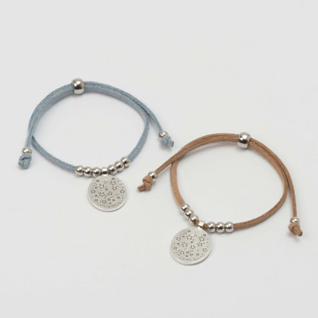 Pulsera de la virgen maría con bombones en caja personalizada para comunión de niña