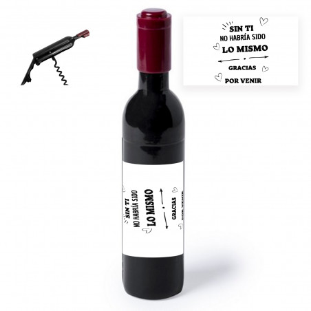 Recuerdoso para Hombres Sacacorchos con Frase