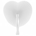 Pai pai en forma de corazón blanco con etiqueta personalizado para bodas y eventos