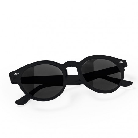 Gafas de sol con bolsa de tela y pelota de playa