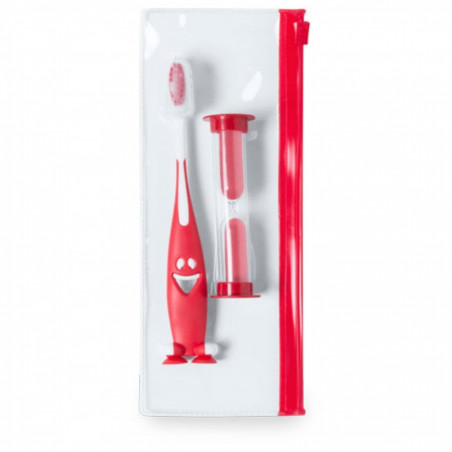 Ideas Originales para Niños Cepillo de Dientes Niños en Estuche con Reloj Arena y Muelle
