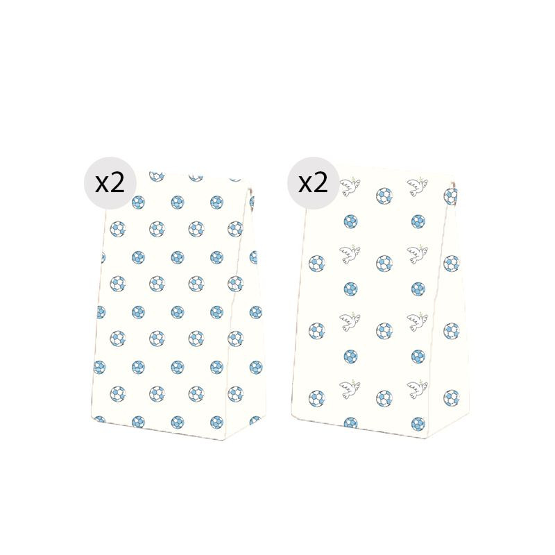 Set de 4 bolsas para comunión niño tamaño S