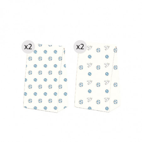 Set de 4 bolsas para comunión niño tamaño S