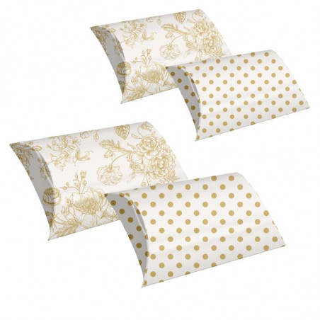 Cajas de cartón en packs de 4 unidades tamaño pequeño