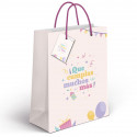 Bolsa papel de cumpleaños con mensaje