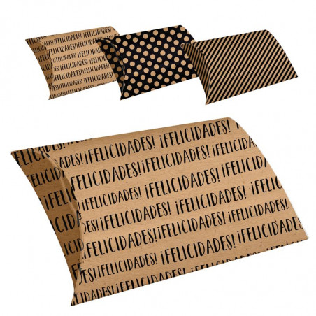 Set de 4 cajas kraft elegantes