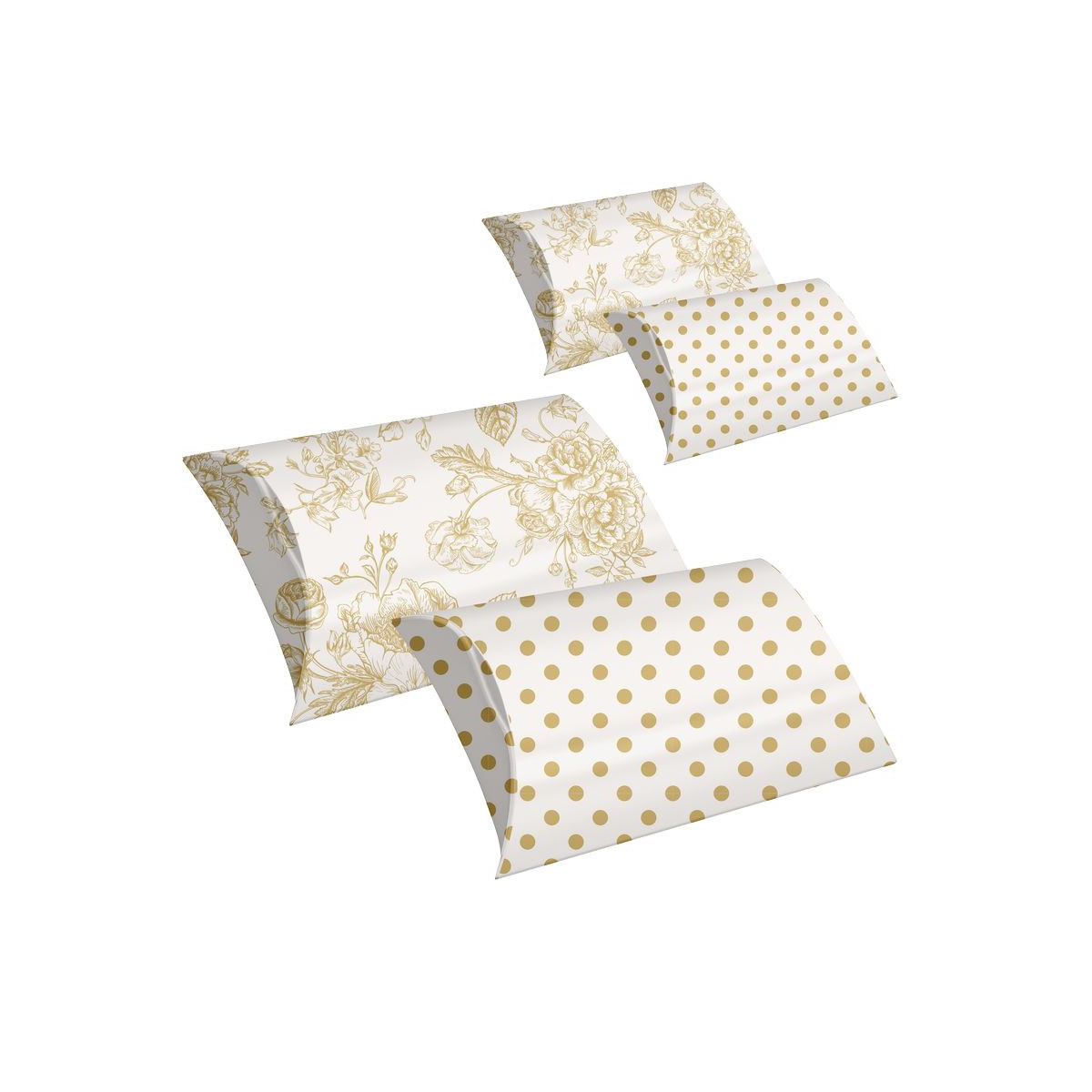 Cajas de cartón en packs de 4 unidades tamaño L