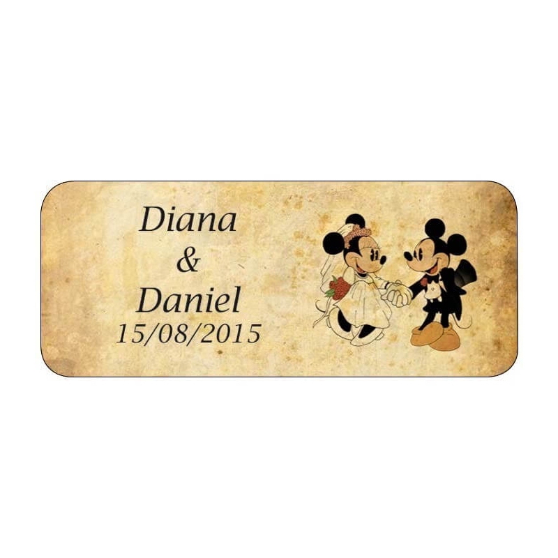 Pegatinas Personalizadas Mickey Retro Pegatinas Personalizadas Mickey Retro