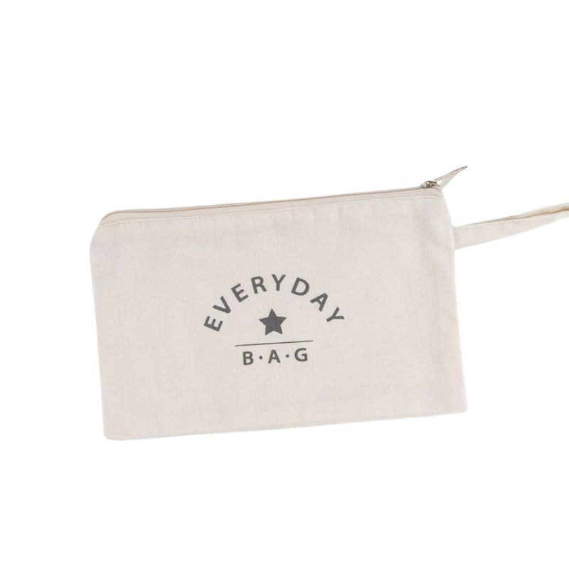 Estuche De Tela Natural Plano