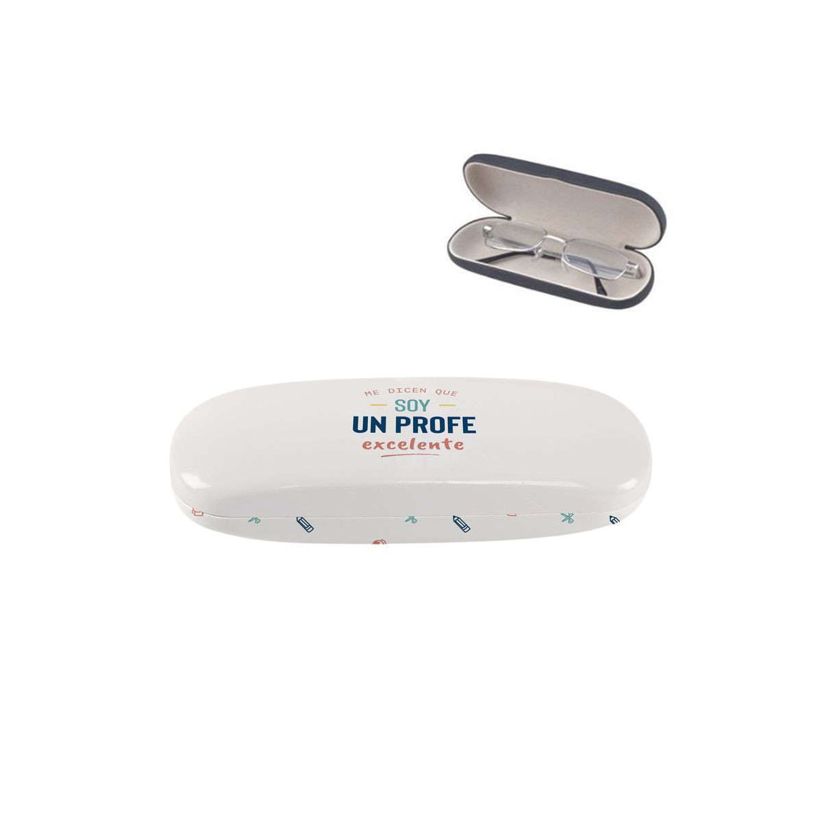 Funda dura para las gafas con mensaje para regalos de profesores