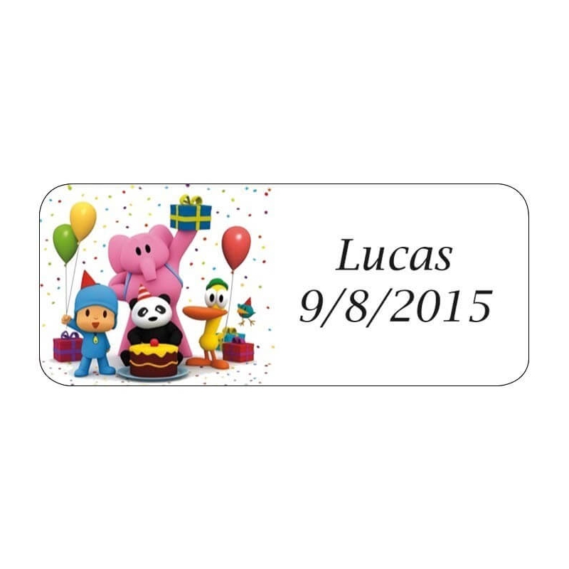 Etiquetas Pocoyo Adhesivos y Tarjetas Detalles Cumpleaños Etiquetas Pocoyo Adhesivos y Tarjetas Detalles Cumpleaños