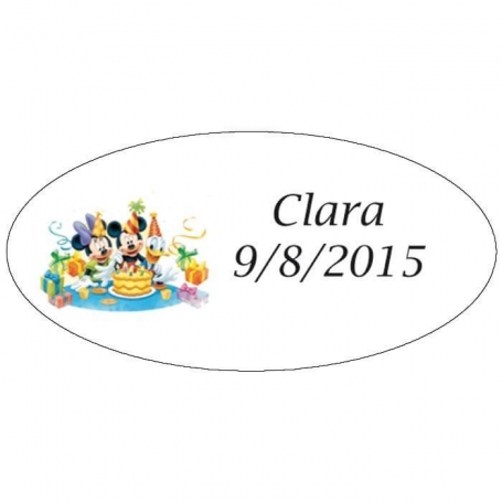 Etiquetas Infantiles Mickey
