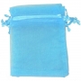 Bolsitas De Organza Turquesa 10 X 13