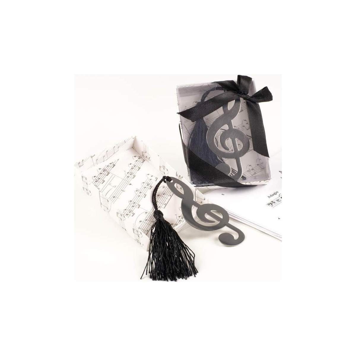 Regalo marcapáginas clave de sol