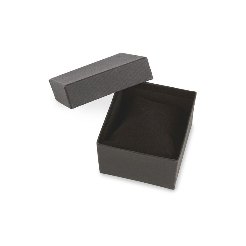 Caja de cartón negra