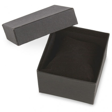 Caja de cartón negra