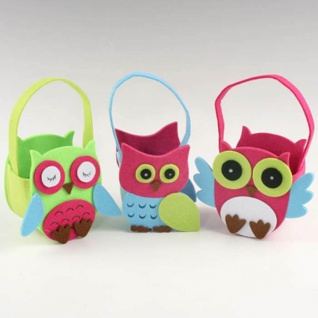 Cesta De Fieltro Para Niños