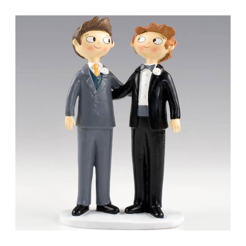 Figuras para tartas boda gay originales